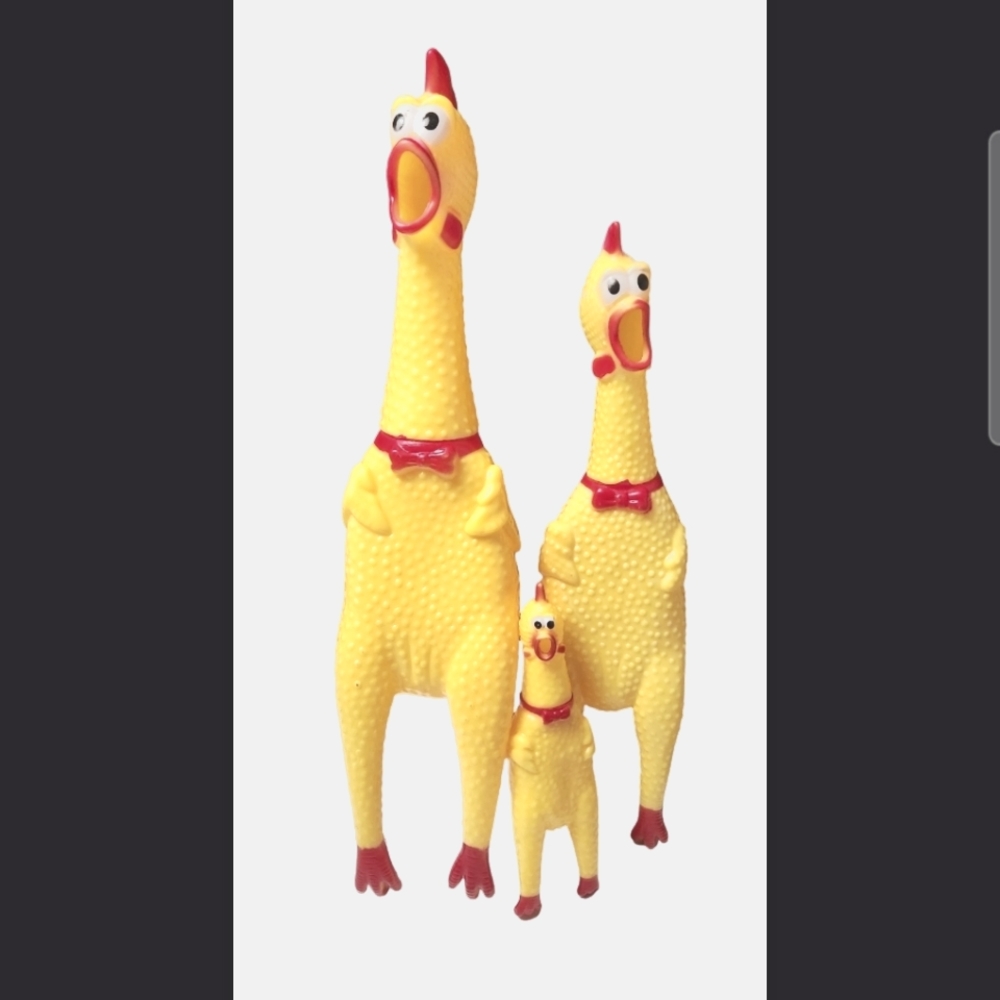 3PCS CHICKEN PET TOYS